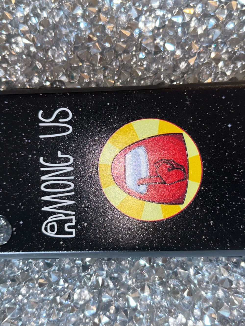 iPhone XR phone case Among Us Red Character Phone Case - Black